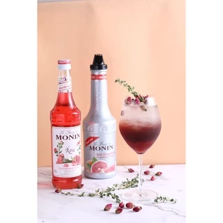 โมแนง ไซรัป (1/2)🍑 MONIN Syrup โมนินไซรัป โมนิน โมแนงต์ 700ml.