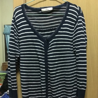 เสื้อคลุมไหมพรมแขนยาวแบรนด์Ciqueto ikka แบรนด์ฮิตจากญี่ปุ่น ไซส์L