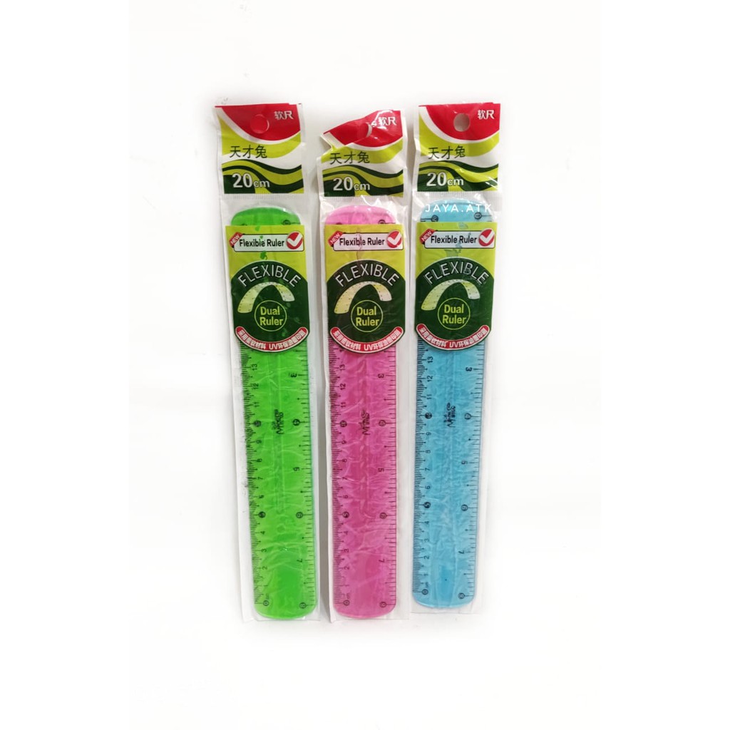 20 ซม. FLEXIBLE COLORFUL CUTE RULER