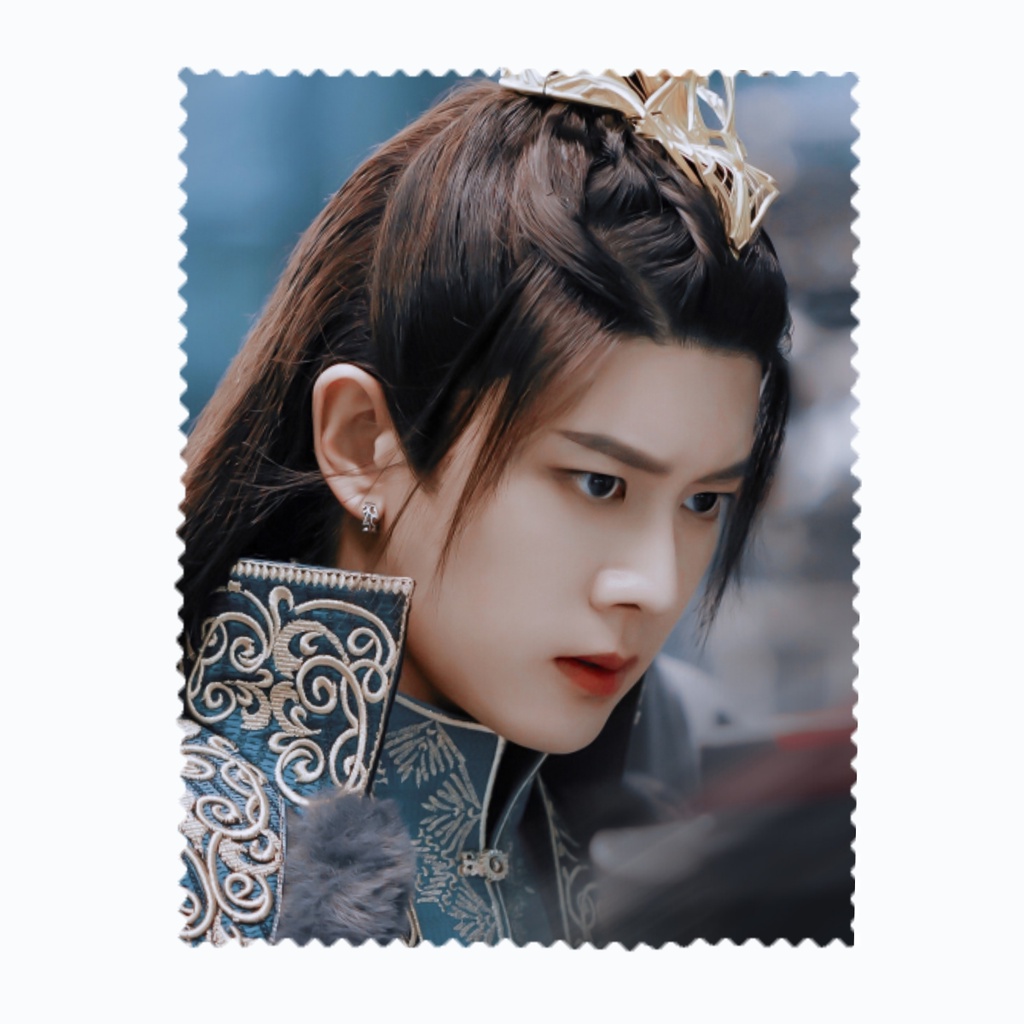 ผ้าเช็ดแว่นตา ผ้าเช็ดเลนส์ ไมโครไฟเบอร์ The Blue Whisper ทาสปีศาจ ตี๋ลี่เร่อปา เหรินเจียหลุน