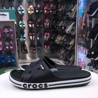 Crocs ผู้ชายแท้และผู้หญิงรองเท้าแตะรองเท้าแตะแบน205392