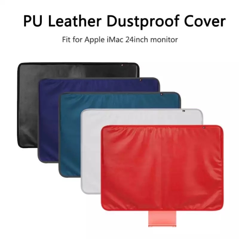 พร้อมส่ง🇹🇭ผ้าคลุมหน้าจอไอแมค 24” imac PU Leather Dustproof Cover กันรอย ผ้ากันฝุ่นหน้าจอ กันฝุ่นหน้าจอคอมพิวเตอร์ บุขน