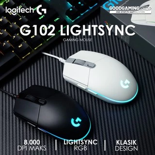 🔥ขายดีมาก🔥⚡️เมาส์เกมมิ่ง⚡️LOGITECH G102, G203, G502, G403 HERO LIGHTSYNC RGB 6 Button 8,000 DPI Gaming Mouse ประกัน 2ปี
