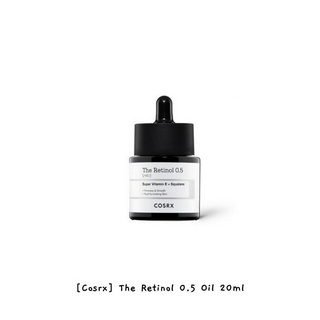 [Cosrx] The Retinol 0.5 ออยล์ 20 มล. / k-beauty