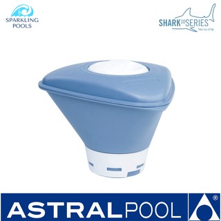 หัวจ่ายคลอรีนลอยน้ำ สำหรับสระว่ายน้ำ - Astralpool Shark floating dispenser