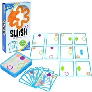 T.P. TOYS SWISH JR. LOGIC GAME (ส้ม) (Orange) เสริมทักษะ รวมภาพซ้อนทับ ด้านมิติสัมพันธ์ ระดับง่าย