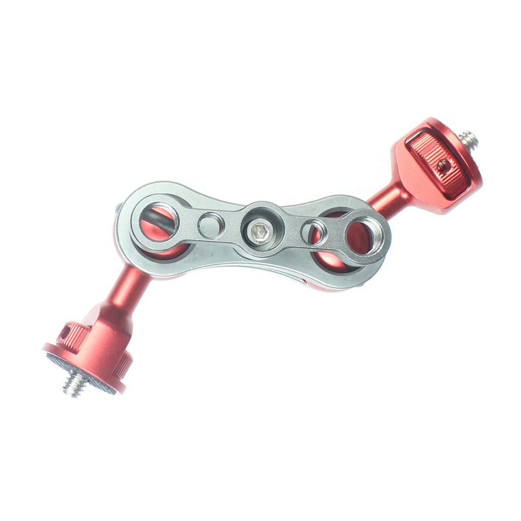 Xt-xinte CNC Mobs วงเล็บมือ: Universal Magic Arm Led เติมแสง Monitor Gimbal Bracket ใช้งานร่วมกับ GoPro 13 12 11 SLR Action กล้อง