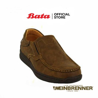 Bata WEINBRENNER รองเท้าลำลอง SPORT CASUAL แบบสวม สีน้ำตาล รหัส 8517755