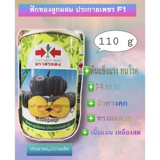 ฟักทองลูกผสม  ประกายเพชร  F1