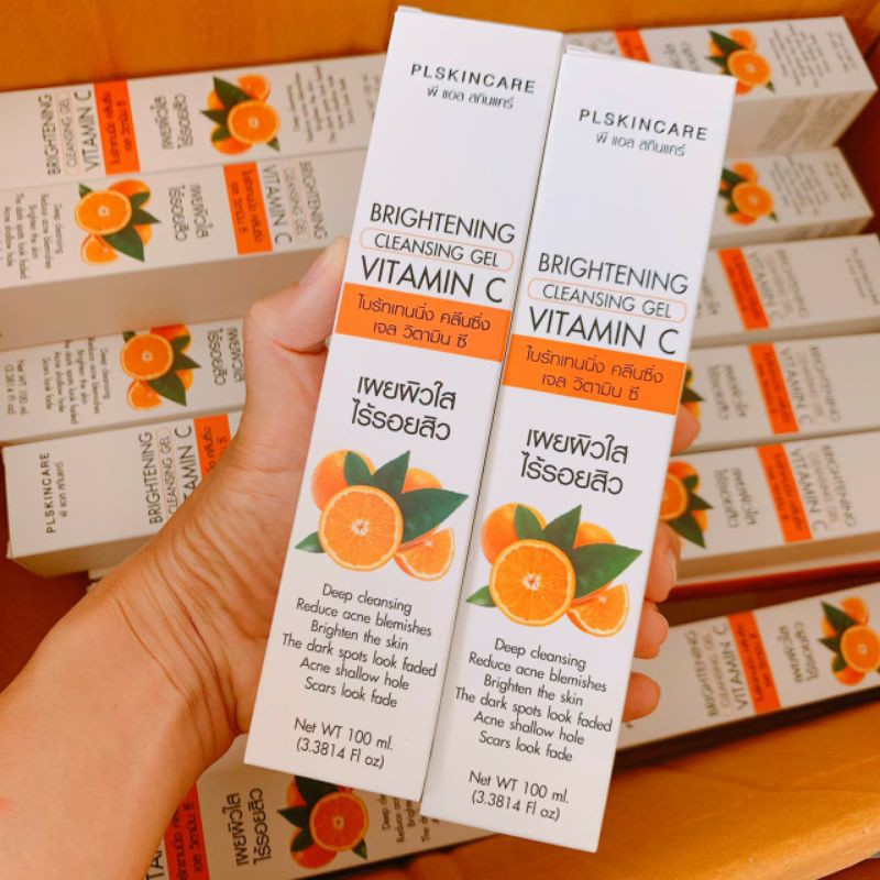 เจลส้ม เจลล้างหน้า ลดสิว  เจลวิตตามินC ครีมเทวดาของแท้100% ตัวแทนรายใหญ่ ราคา ถูกที่สุด ดีลบีเคเค แกลเลอรีภาพที่ 4