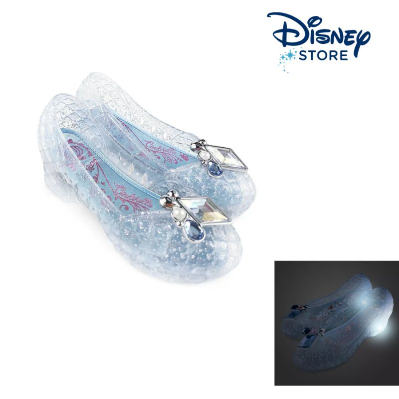 ีรองเท้าแก้วเจ้าหญิง มีไฟแว๊บๆ ของ ซินเดอเรลล่า จากอเมริกา : Disney Store Cinderella  light up costume shoes