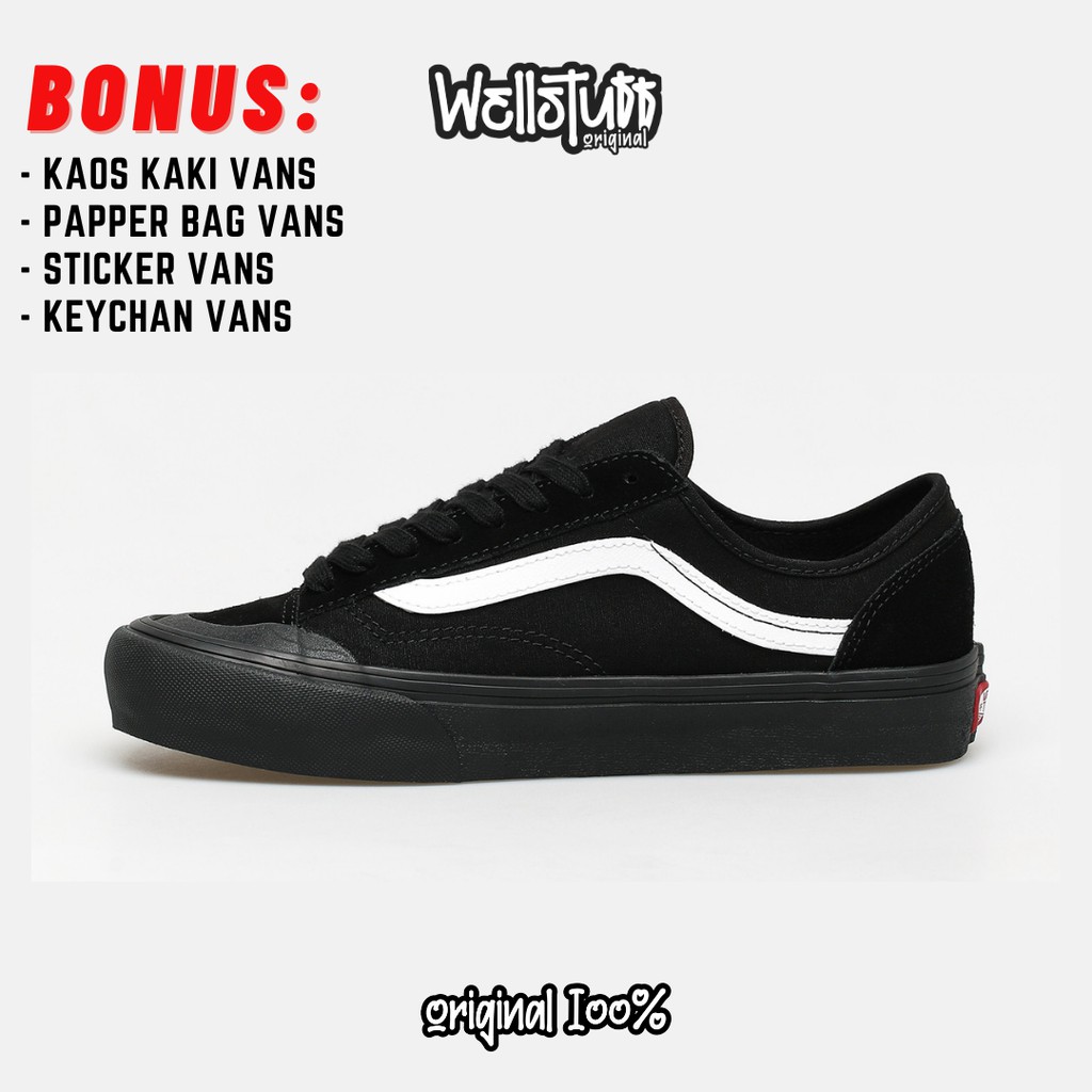 Vans Style 36 Decon Sf รองเท้าผ้าใบลําลองสีดําสีขาวสไตล์ดั้งเดิม
