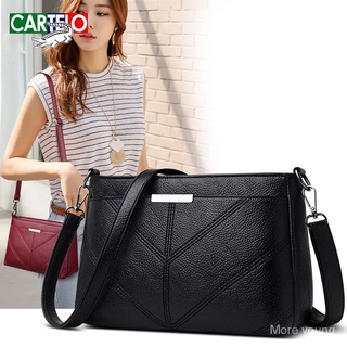 Cartelo กระเป๋าหนังจระเข้กระเป๋าขนาดเล็กกระเป๋า Crossbody กระเป๋า Crossbody