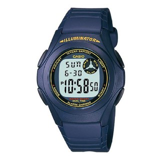 CASIO นาฬิกาข้อมือผู้ชาย สายเรซิน รุ่น F-200W-2B - Blue