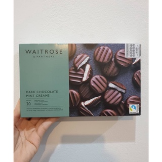 เวทโทรสมินท์ครีมช็อกโกแลตสอดไส้ครีมมินท์ 200กรัม Waitrose Mint Chocolate Cream Filled with Mint Cream 200g.