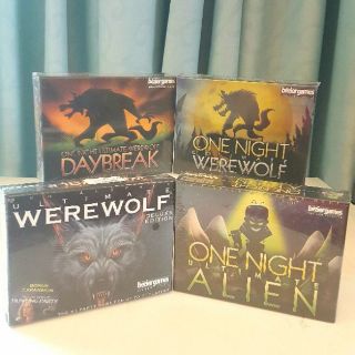 เกมล่าปริศนามนุษย์หมาป่า One Night Ultimate Werewolf board game 4 version