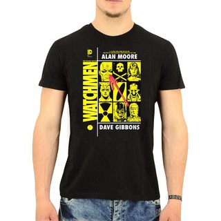 เสื้อยืดผู้ชายเสื้อยืดลายกราฟฟิก Watchmen Superhero Comic book