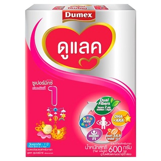ว๊าว🍟 ดูแลค ซูเปอร์มิกซ์ นมผงดัดแปลงสำหรับทารก ช่วงวัยที่ 1 600กรัม Dulac Supermix Step 1 Infant Formula Milk Powder 600