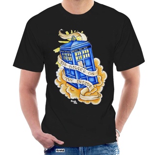 เสื้อแฟชั่นผญ2022 อื่นๆ - หมอที่ Dr Who Daleks กําจัดชัยชนะซิทคอมเสื้อยืดเฮฮาคลาสสิกฤดูร้อนอย่างเป็