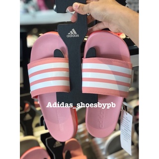 Adidas Adilette Comfort 💯✅ สีชมพูพื้นส้ม