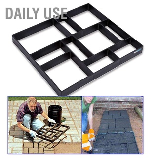 Daily Use DIY Plastic Garden Paving Mold Road Cement Concrete Steeping Brick Stone Mould