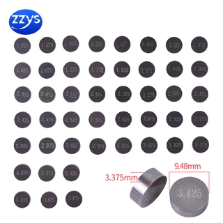 5pcs 9.48mm Valve Shim Thickness from 1.225mm to 3.475mm Motorcycle