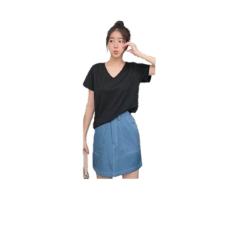 [ลด 20% กรอกโค้ด WSZYKD] (oversize.summer) เสื้อผ้าร่องใหญ่ - Classic Top 🫧(พร้อมส่ง)