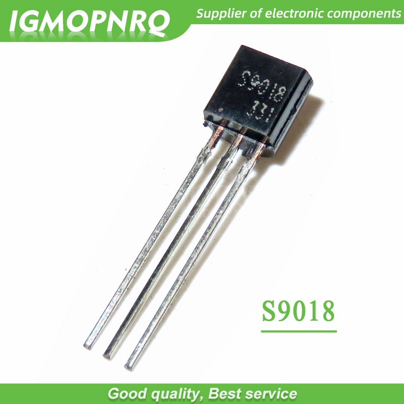 100 ชิ้นจัดส่งฟรี S9018 SS9018 9018 TO-92 RF Bipolar ทรานซิสเตอร์ NPN/30 V/50mA ใหม่เดิม