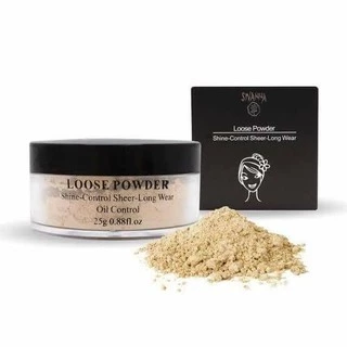 (1ชิ้น) F010 Sivanna แป้งฝุ่นคุมมัน หน้าเนียนใส บางเบา Loose Powder Shine-Control Sheer Long Wear