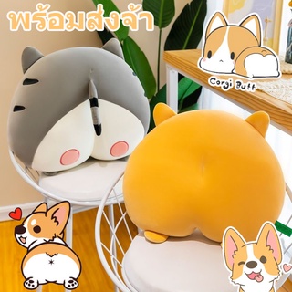 🐱พร้อมส่งจ้า🐱 หมอน Corgi Ass หมอนอิงตุ๊กตา หมอนตุ๊กตา หมอนอิงตุ๊กตาจ้ำม่ำ นุ่มนิ่มเนื้อมาสเมลโล่ ขนาด 40 cm