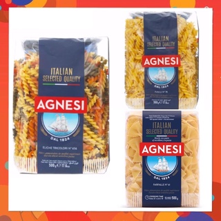 แอคเนซี่ Agnesi Fusilli No.78 แอคเนซี ฟูซิลลี่ เบอร์ 78 พาสต้าเกลียว 500 กรัม