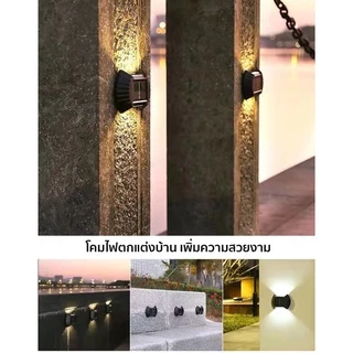 โคมไฟโซล่าเซลล์ ไฟปักสนาม ไฟLED ใช้พลังงานแสงอาทิตย์ กันน้ำ ทนแดด ติดตั้งง่าย ​ระบบปิด-เปิด อัตโนมัติ (แสงไฟสีวอม)