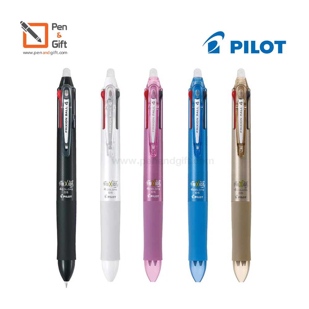 Pilot Frixion Ball 4 ปากกาหมึกลบได้ไพล๊อตฟริกชั่น Pilot Frixion Ball 4 in 1 Erasable  Pen 4 colors 0