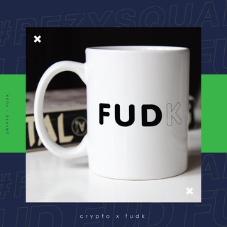 PEZY SQUAD แก้วเซรามิค FUDK สีขาว