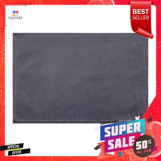 แผ่นรองจาน VELVET KECH REVERSABLE VELVET สีเทาVELVET PLACEMAT KECH REVERSABLE VELVET GREY