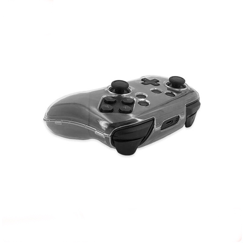 ใสใสgamepad Hard Caseฝาครอบป้องกันผิวเชลล์สําหรับNintendo Switch Pro NS ControllerคริสตัลFull Protector