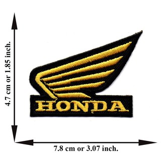 ตัดรีด ตัวรีดติดเสื้อ อาร์มปัก ติดเสื้อปัก ปักเสื้อ DIYลาย HONDA11