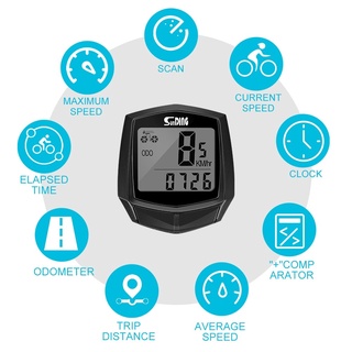 Sunding จักรยานคอมพิวเตอร์นาฬิกาจับเวลาดิจิตอลกันน้ำ Speedometer เครื่องวัดระยะทางขี่จักรยาน Power Meter Ciclocomputador จักรยาน Accessories