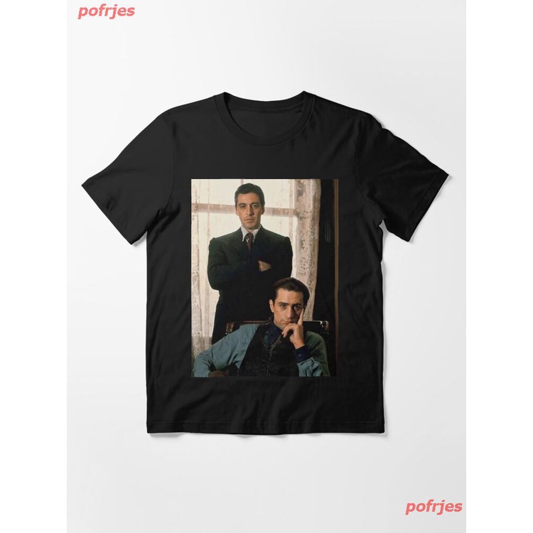 2022 The Godfather - Al Pacino, Robert De Niro Essential T-Shirt เสื้อยืด ดพิมพ์ลาย ดผ้าเด้ง คอกลม cotton แฟชั่น sale Un