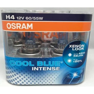 หลอดไฟหน้า OSRAM H4 12V 60W รุ่น COOL BLUE INTENSE