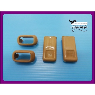 TOYOTA LN56 KERO BU61 DOOR LOCK BOTTON LH&amp;RH SET "BEIGE" (2 SETS)  / ปุ่มล็อคประตูรถ ซ้ายขวา (พร้อมขอบ) สีเนื้อ สีครีม