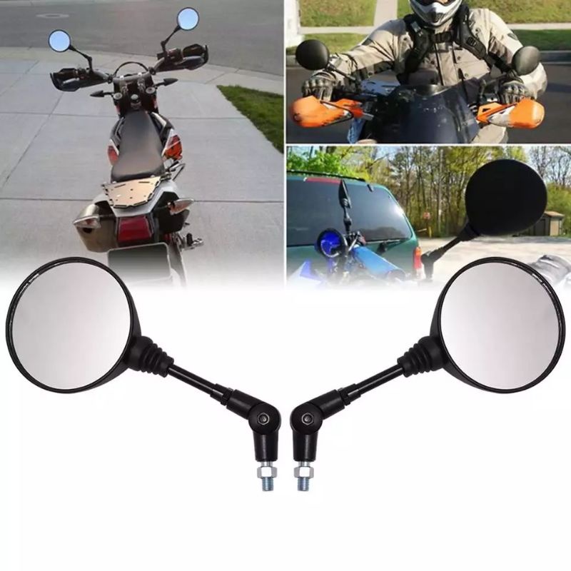 RETRO KSR-W175-JJAPSTILE-KLX-CRF ADJUSTABLE ROUND SEPIONS / MIRRORS สามารถนํามาได้