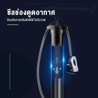 JUNGLAXTREK ที่สูบลมจักรยาน มีเกจ์วัด 160PSI สูบลมมอเตอร์ไซค์ รถยนต์ ที่เติมลมพกพา อเนกประสงค์ หัวสูบ2ด้าน