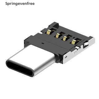 Spef อะแดปเตอร์แปลง USB-C 3.1 Type C ตัวผู้ เป็น USB ตัวเมีย OTG สําหรับดิสก์ U FE