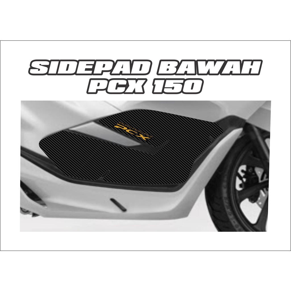 สติ๊กเกอร์ Sidepad ด้านล่าง honda PCX 150 สติ๊กเกอร์ PCX 150 ทั้งหมด PRINT & CUT CODE D