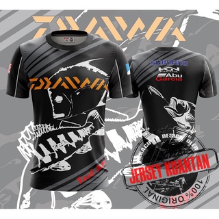 เสื้อยืดแขนสั้น Baju Mancing Daiwa V3