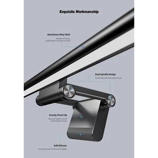 Baseus LED Light Desk Lamp ไฟติดหน้าจอ โคมไฟแขวนหน้าจอ สําหรับอ่านหนังสือ โคมไฟ led หลอดไฟ โคมไฟอ่านหนังสือ