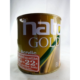 สีทองน้ำมันอะคริลิคAG-22 hato gold พื้นผิวต้องแห้งสนิทและสะอาดปราศจากฝุ่นละออง0881594982