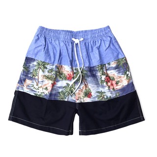 กางเกงขาสั้น เอายางยืด (Shorts summer outfit) รุ่นลาย Aloha ขนาด FREE SIZE