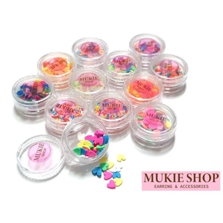 DIY Glitter กลิตเตอร์ ของตกแต่งเล็บ ตกแต่งเรซิ่น แบบกระปุก Mukie shop มุกี้ ช้อป